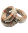 TS2VTCUNIL4M   Cavo alte temperature 350°C unipolare 1 x 4mm² conduttore rame nichelato Spirale  Calza in elettrovetro impregnat