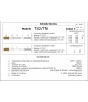 TS2VTNI150M  Cavo alte temperature 600°C unipolare 1 x1,5mm²  conduttore nichel Spirale  Calza in elettrovetro impregnata in PTF