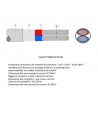 CVTJ  Cavo di compensazione tipo  J   TTS 2X0,35  IEC584 CL1