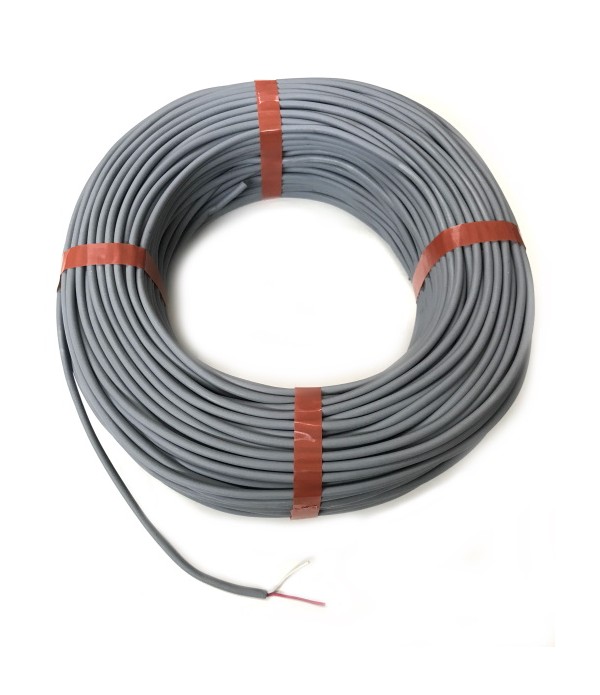 CVNTC  Cavo di compesazione in siilicone NTC rame 2 x 0,25  Guaina esterna in gomma silicone grigio