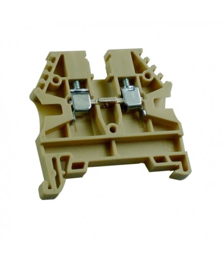 ER2.5BEIGE/100  Morsetto a vite 2,5 mm²  600 V  20A  Beige
Scatola da 100 pcs