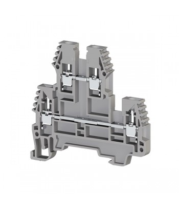 ERD2.5GREY   Morsetto a vite Morsetto 2.5mm²  300V  20A   Doppio ponte Grigio