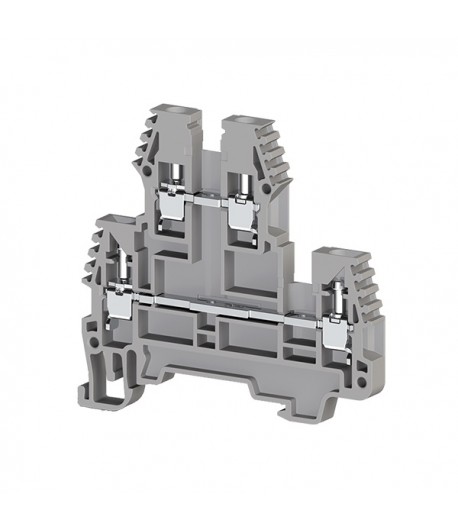 ERD2.5GREY   Morsetto a vite Morsetto 2.5mm²  300V  20A   Doppio ponte Grigio
