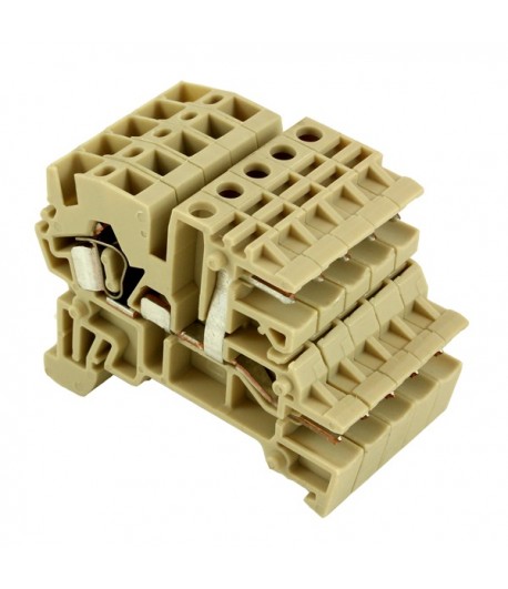 SCS2.5BEIGE | Morsetto a molla per PCB, 2,5 mm², 300 V, 10 A, beige