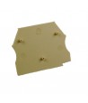 EP2.5-10BEIGE | Piastra terminale per ER2.5, ER4, ER6, ER10Beige.
