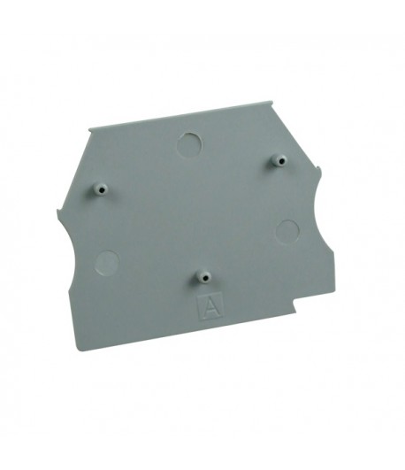 EP2.5-10GREY | Piastra terminale per ER2.5, ER4, ER6, ER10 grigio.