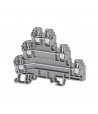 ERT3GREY  Morsetto a vite 2,5 mm² 300 V  24 A  triplo ponte  Grey