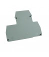 EP4GREY  Piastra terminale per ERD2.5  ERD4  Grigio