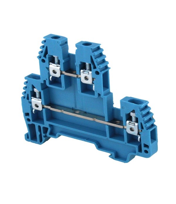 ERD4BLUE  Morsetto a vite Morsetto 4mm²  300V  30A  doppio ponte Blu