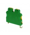 ERPE4P  Morsetto a vite per messa a terra 4mm²  montaggio a clip verde  giallo