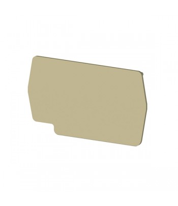 EPPF2.5BEIGE  Piastra terminale per PF2.5 BEIGE