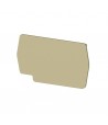 EPPF2.5BEIGE  Piastra terminale per PF2.5 BEIGE
