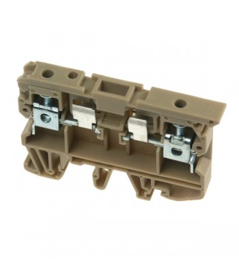 ERF2BEIGE | Morsetto a vite morsetto porta fusibili d.mm. 6 x 25 , 500V, 6,3 A Beige.