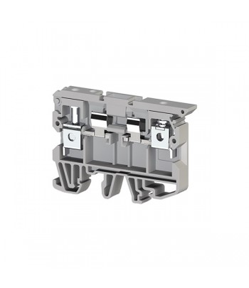 ERF2GREY |  Morsetto a vite morsetto porta fusibili d.mm. 6 x 25 , 500V, 6,3 A Grigio.