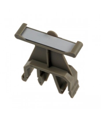 GMBEIGE | Marcatore per binario Beige con targhetta bianca.