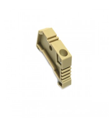 ES1BEIGE | Blocca morsetti , a vite, per guida MR35, beige