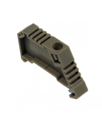 ES1BEIGE/100 | Blocca morsetti , a vite, per guida MR35, beigeScatola da 100 pcs