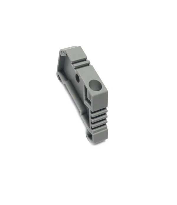 ES1GREY | Blocca morsetti , a vite, per guida MR35, grigio.
