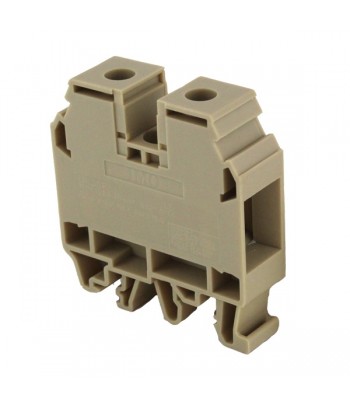 ER35PBEIGE | Morsettiera 2P guida DIN 35mm², 750V, 125A, Beige.