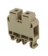 ER35PBEIGE | Morsettiera 2P guida DIN 35mm², 750V, 125A, Beige.