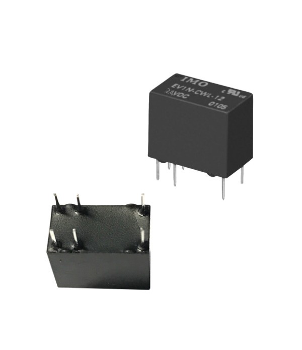 EV1N CWL 24VDC Relè subminiaturizzato SPCO, 1A, 24VDC, 150mW, AgNi + Au Sealed, RoHS, 100mOhm @ 1A 6VDC