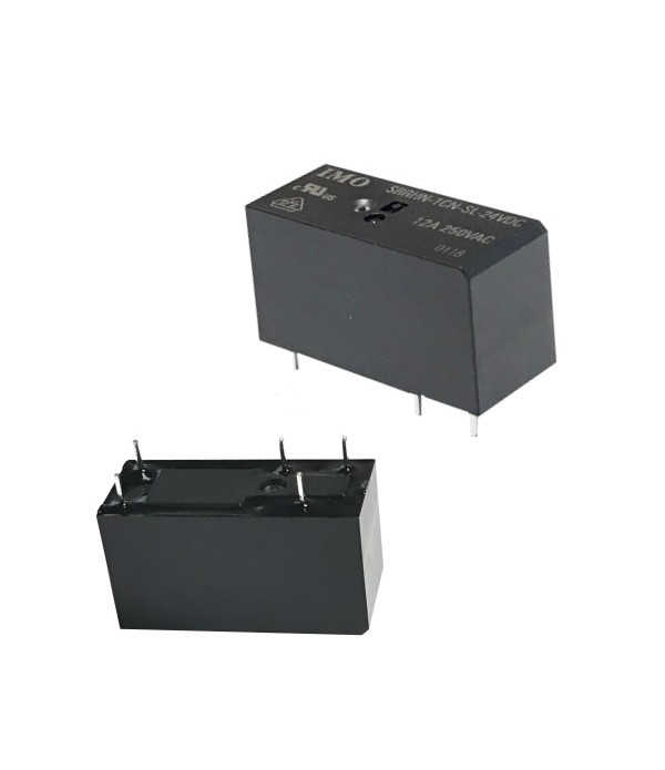 SRRHN 1CN SL 24VDC Relè ad alta potenza miniaturizzato IMO, SPCO, 12A, 24VDC, 400mW, AgNi,Sigillato, RoHS, 50mOhm.