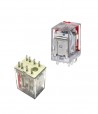 HY21PN120ACRelè di potenza per uso generico, 2PCO, 7A, 120VAC, fino a 1,8 VA, plug-in, LED e test / fermo manuale.Basi: SRN2-C, 
