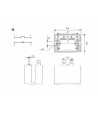 HY1A124DC  Relè industriale ad alta capacità SPNO  30A  24VDC  1,9W AgSnO2  terminale fast  resistenza bobina 300 Ohm