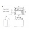 HY2A124DC  Relè industriale ad alta capacità DPNO  25A  24VDC  1.9W   AgSnO2  terminale a spinta 300 Ohm