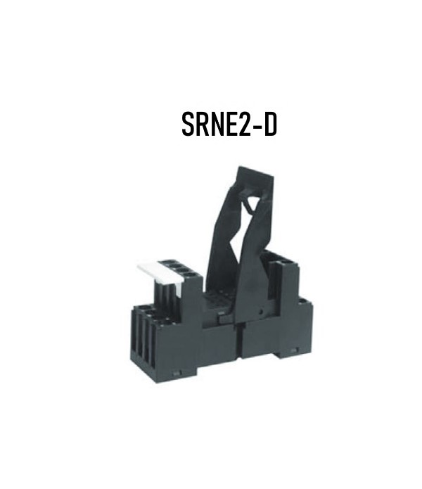 SRNE2-D  Zoccolo per serie  Relè HYE21,  Attacco Din Ral T35/ Pannello, 8 Pin.
