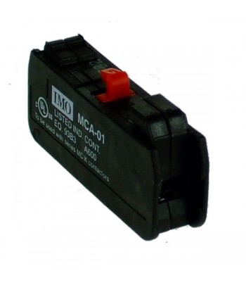 MCA01 Blocco contatti ausiliari per contattori da MC10 a MC115  1 contatto normalmente chiuso