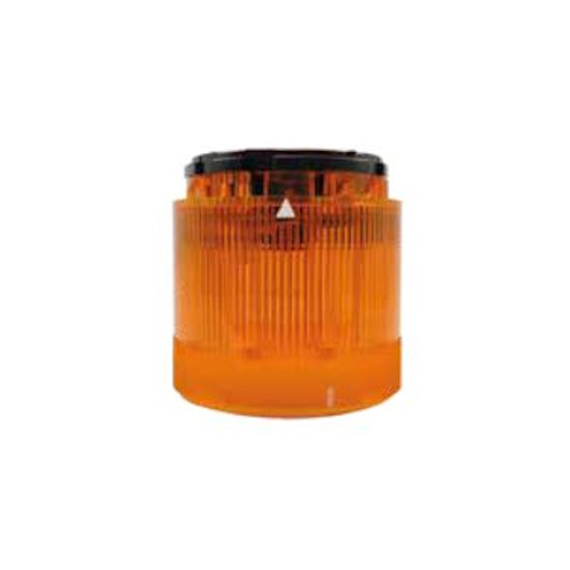 13-00  Settore arancio  luce fissa con attacco lampade BA15D 12 240 V per colonne serie 370