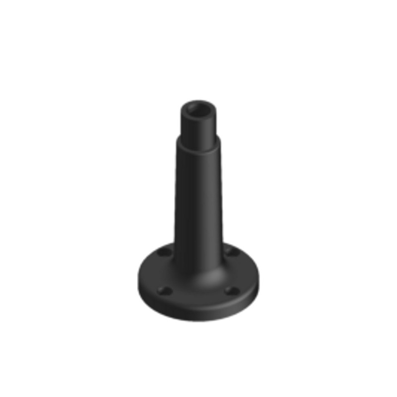 54-10   Base nera con tubo H 100 mm  PC