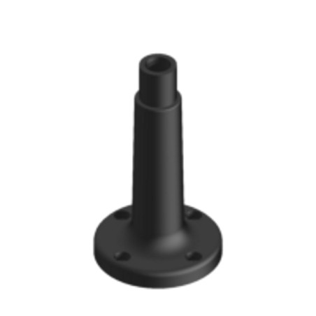 54-10   Base nera con tubo H 100 mm  PC