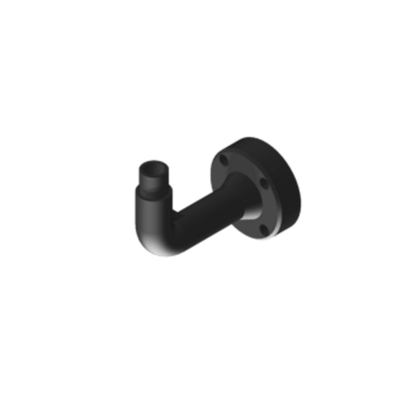 54-90  Base diam  70 mm  per fissaggio con tubo prolunga a 90° mm