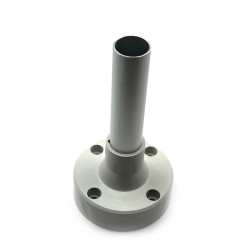 54M01   Base grigia con tubo metallico H 100 mm