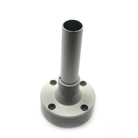 54M01   Base grigia con tubo metallico H 100 mm