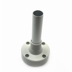 54M71  Base grigia con tubo metallico H 100 mm