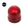 AA12424   Segnalatore luminoso serie 180 rosso fisso LED 24 Vac dc  IP54