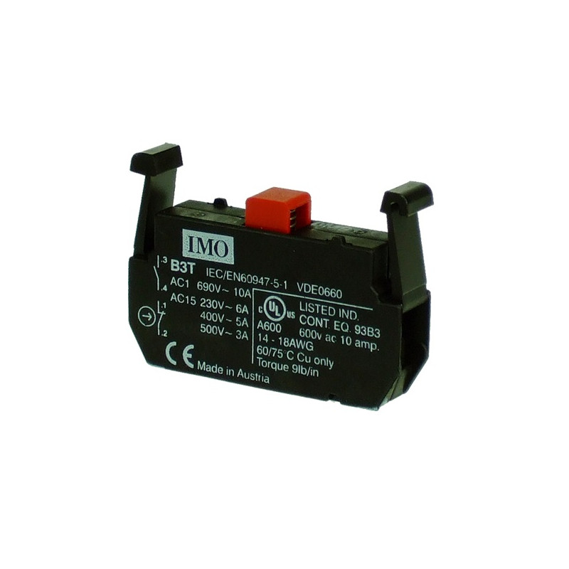 B3T01   Blocco contatti 1 NC Clip su B3S  B3M