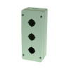 BG3   Cassetta per pulsante d 22  Fori 3 grigio