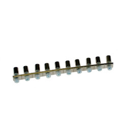 CC6/10| Traverse a vite per connettore  ER6 6mm², 10 vie, Vite