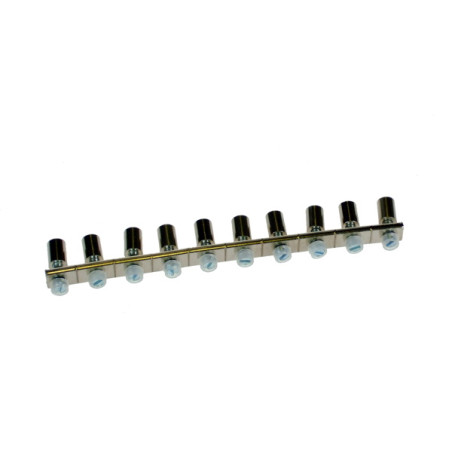 CC6/10| Traverse a vite per connettore  ER6 6mm², 10 vie, Vite