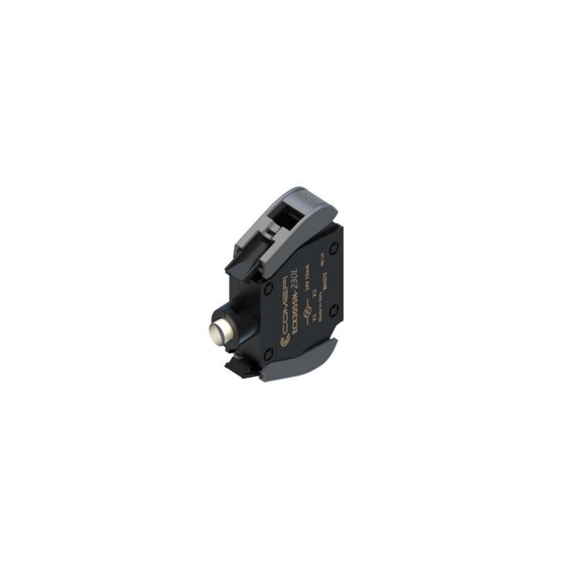 ECX3055N-230L   Portalampada con Led bianco 230 VAC DC