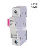 EFD101P   Porta fusibili cilindrici  da guida DIN   D 10X38 1 Poli