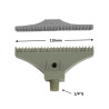 F14110ABS   Erogatore Esteso 110mm  48 fori per Fluidi e Lame d'Aria 1 foro fissaggio G 1/4  M