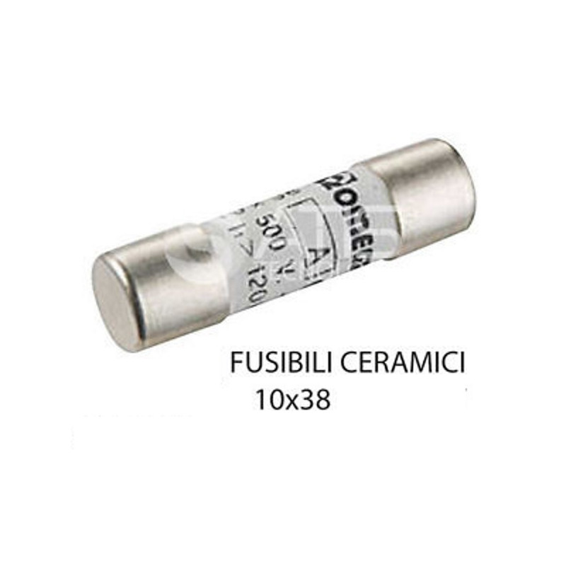GI138220   Fusibile rapido ceramica cilindrico 10x38 gG 2 A 500VScatola da 10 pcs