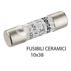 GI138280   Fusibile rapido ceramica cilindrico 10x38 gG 8 A 500VScatola da 10 pcs