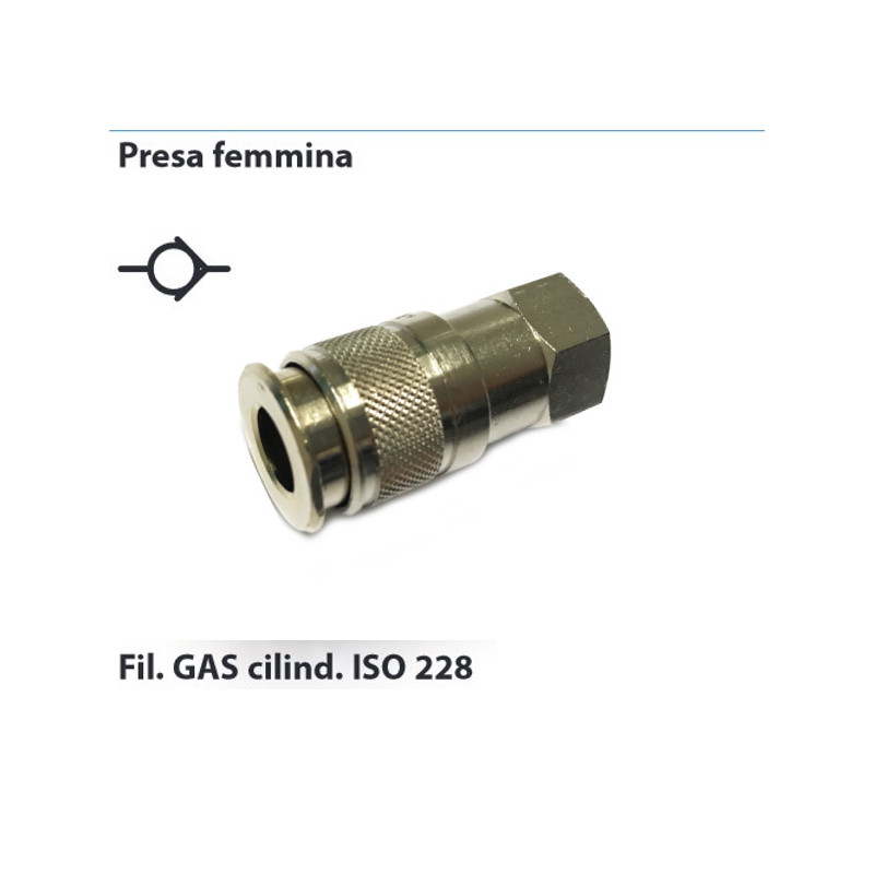 GRF.4   Giunto rapido filettato femmina G 1/4