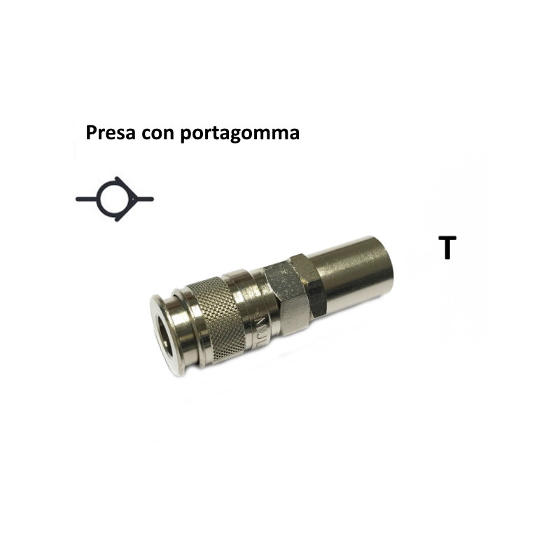 GRG.8-17   Giunto porta gomma T 08 17